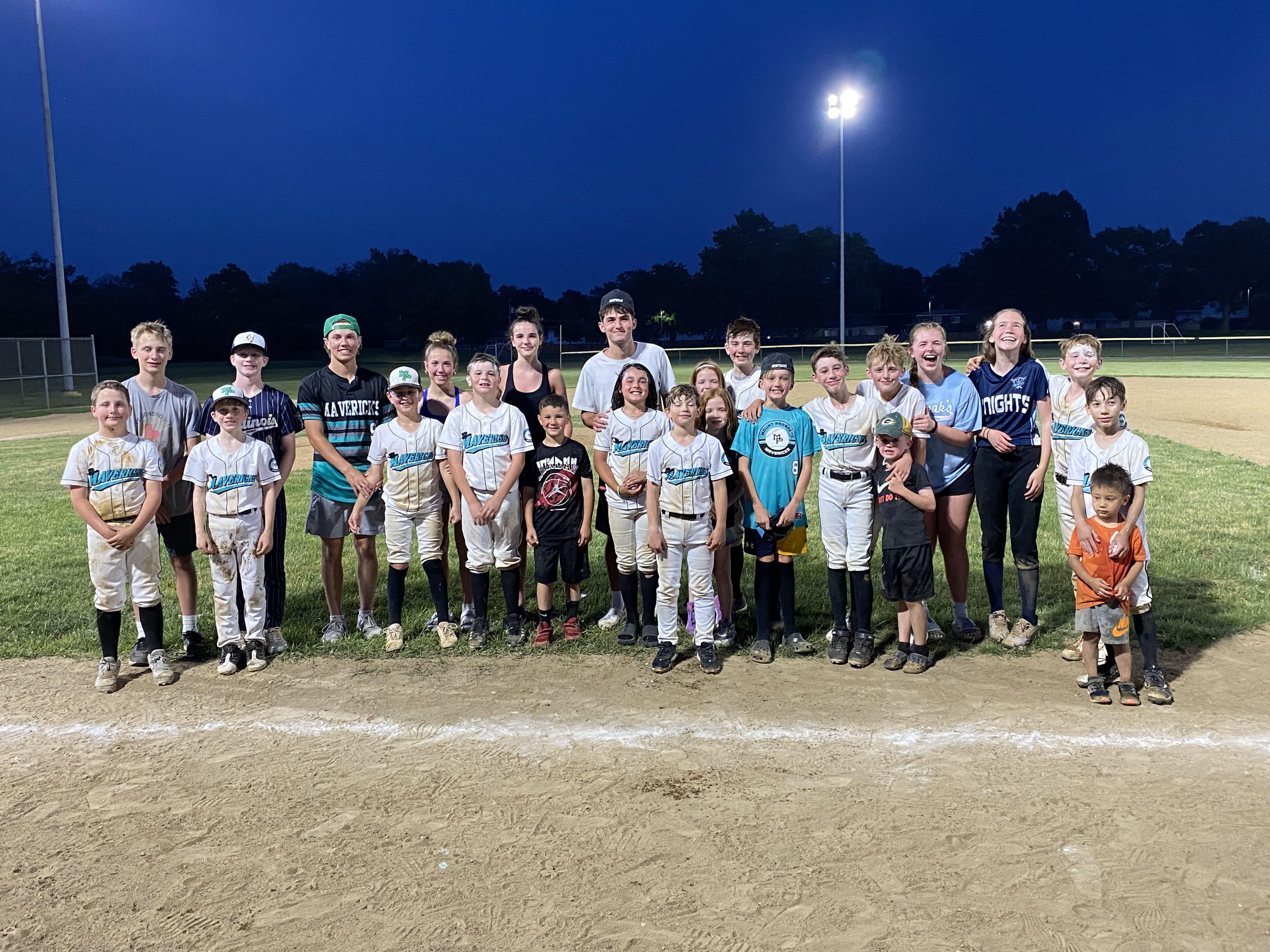 Mavericks under the lights