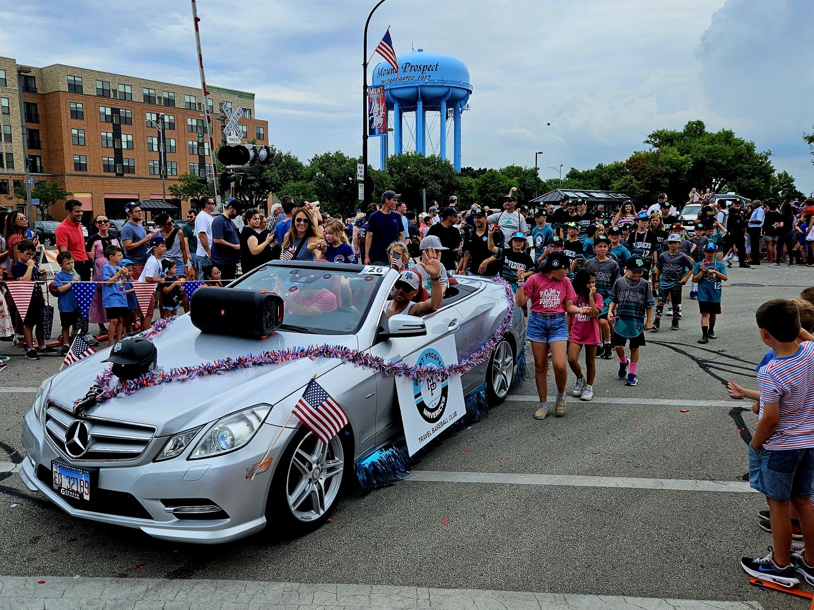 Mavericks in a community parade